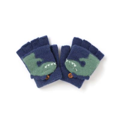 ミトン指なし2WAY恐竜ガオー手袋