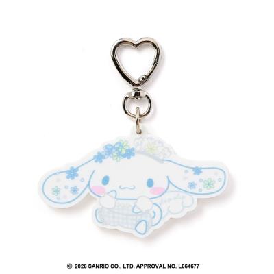 【シナモロール/ポムポムプリン×SLAPSLIP】ラバーキーホルダー