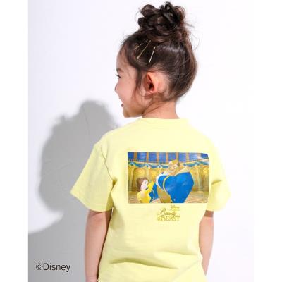 Bebe べべ Bebe Mall Official Online Store Disney 101匹わんちゃん ディズニーヴィランズ リトルマーメイド 美女と野獣 モンスターズインク フォトプリント 半袖 Tシャツ 80 130cm 80cm イエロー トップス ベベ モール オフィシャルオンラインストア