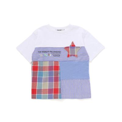 星ポケット切り替えTシャツ(80~130cm)