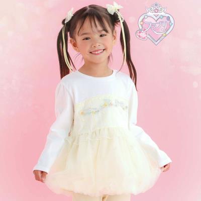 【スラプリ】バルーンチュールドッキングTシャツ(80~130cm)