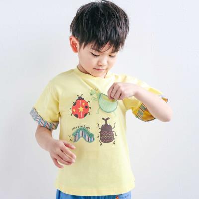 昆虫&海の生き物モチーフ半袖Tシャツ(80~130cm)