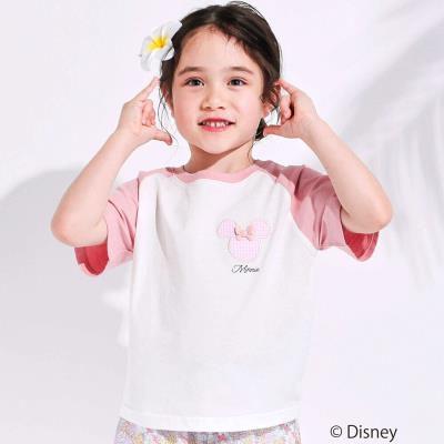 【ディズニーコレクション】キャラクターモチーフラグラン半袖Tシャツ(80~130cm)