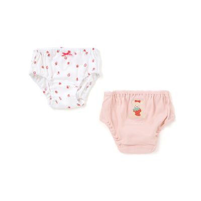 【スララク/吸汗速乾】綿100%汗とムレにサラば！ときめきサラッとショーツ2枚セット(100~130cm)