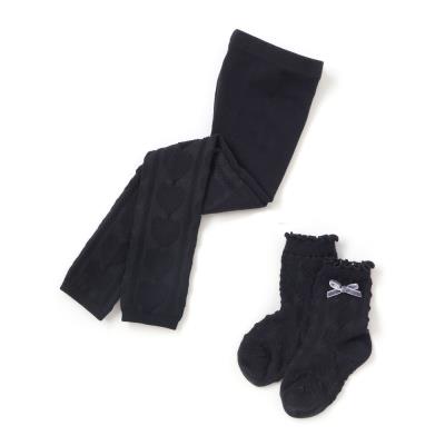 ハート柄レギンス＆ソックス2点セット(70~130cm)