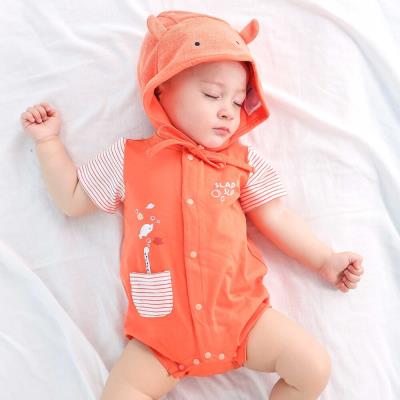 海の生き物ロンパース+帽子セットベビー(70~80cm)