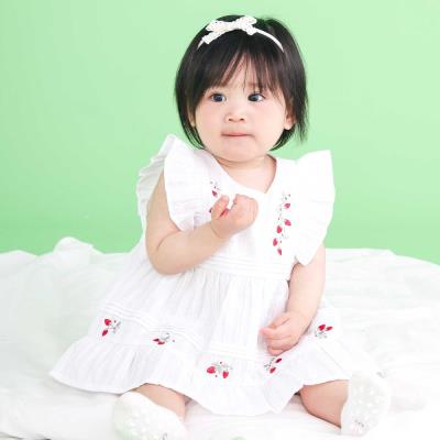 ピンタックティアードワンピースブルマ付きセットアップベビー(70~80cm)