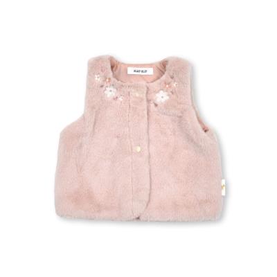 ハートお花刺しゅうファーベストベビー(70~80cm)