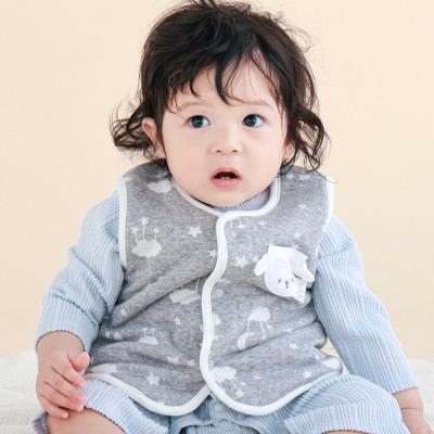 【お揃い】アニマル顔モチーフポケット付きベストベビー(70~80cm)