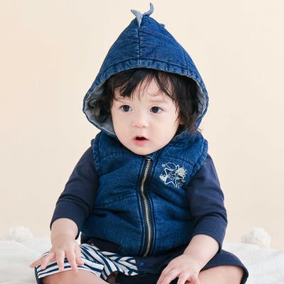 恐竜モチーフヒレ付きベストベビー(70~80cm)