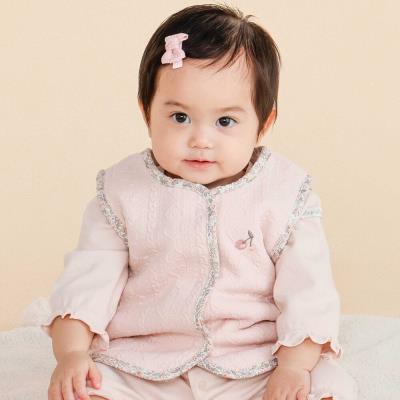 【お揃い】リバーシブル刺しゅうベストベビー(70~80cm)