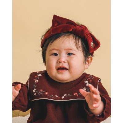 チャーム ベロアフリース リボン カチューム ベビー