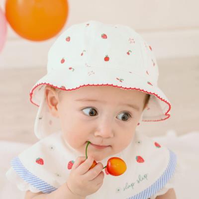 お揃い】フルーツ総柄プリントハットベビー(46~48cm)(46cm