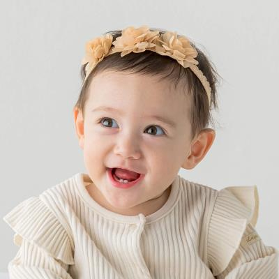 フワフワシフォンお花カチュームベビー(44~54cm)