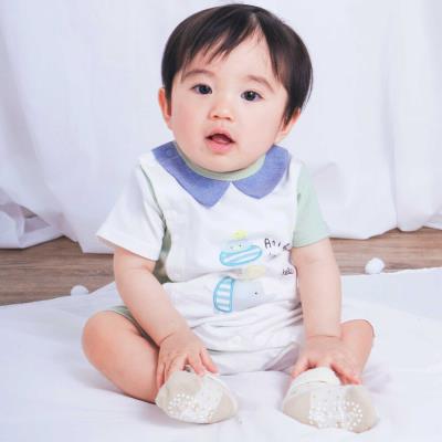 POLO BCS】襟付きワンピロンパース(70cm ベージュ): ベビー