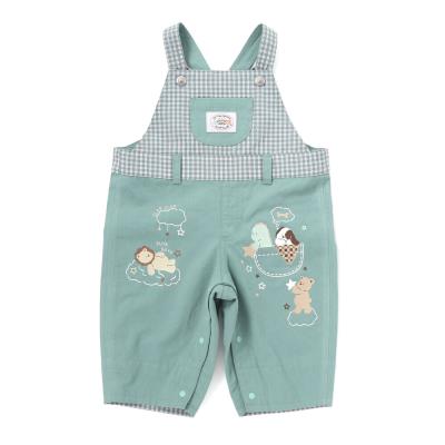 デニムツイルチェック切り替えサロペットベビー(70~80cm)