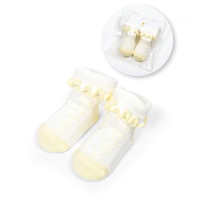 メロウフリルチェリー模様カップソックスベビー(9~12cm)