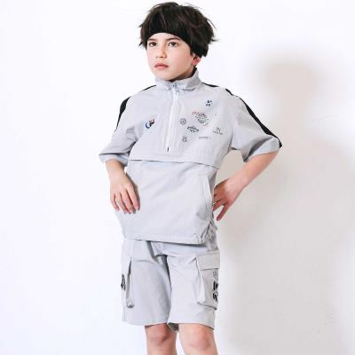 半袖ハーフジップ＆ハーフパンツ セットアップ(110~150cm)