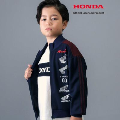 【Hondaｘnexchic】バイカラーポンチトラックジャケット(110~150cm)
