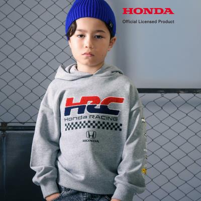 【Hondaｘnexchic】ロゴ入りウラゲパーカー(110~150cm)