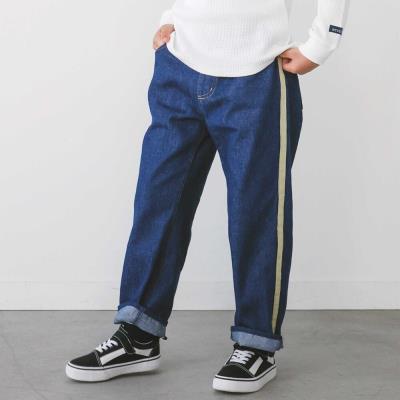 3TYPE内ゴムワイドデニムパンツ | レディースファッション通販