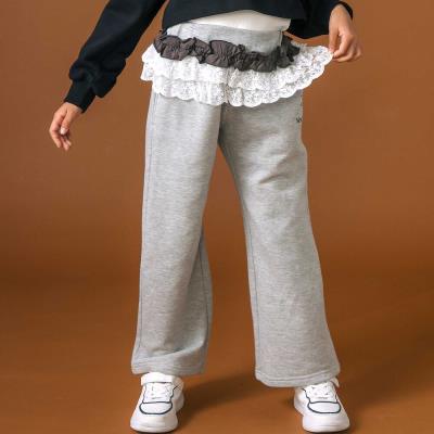 ウエストフリル付き裏毛パンツ(110~150cm)