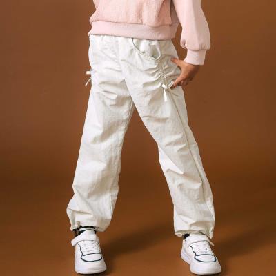 サイドギャザーニータックタフタパンツ(110~150cm)