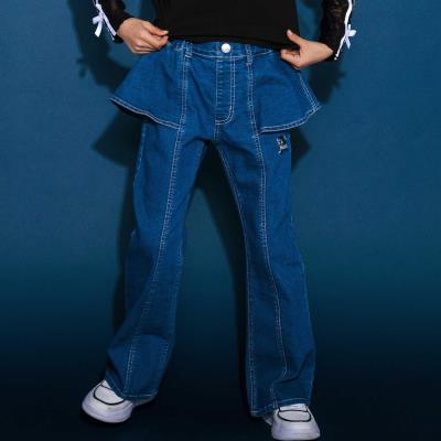 フリルストレッチデニムパンツ(110~150cm)