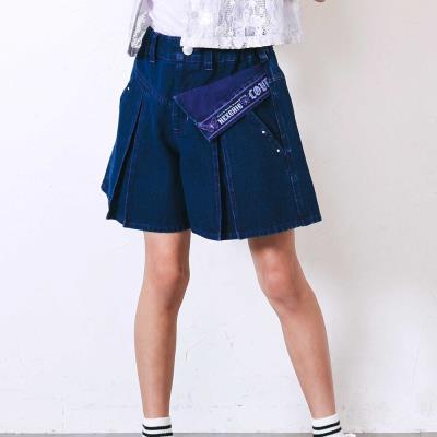 レイヤードタックデニムショートパンツ(110~150cm)