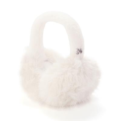 ロゴチャーム付き折りたたみ耳当て