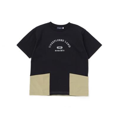 タフタポケット恐竜プリント半袖Tシャツ(110~150cm)