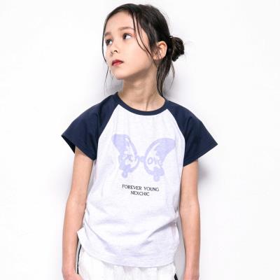 サイドシャーリングラグラン天竺半袖Tシャツ(110~150cm)(110cm サイドシャーリングラグラン天竺半袖Tシャツ(110~150cm)(110cm