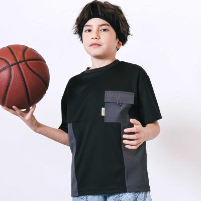 タフタ切り替えメッシュ半袖Tシャツ(110~150cm)