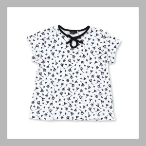 復刻アーカイブフローラルプリントTシャツ