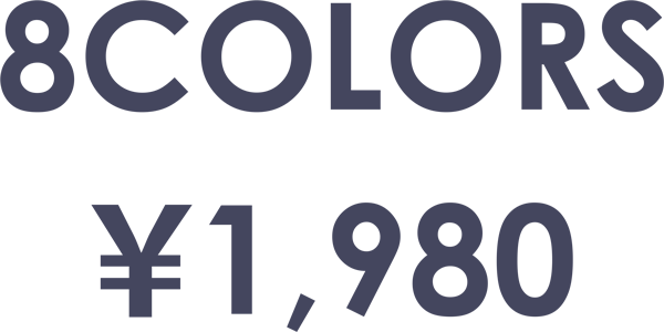 8COLORS 1,800+TAX