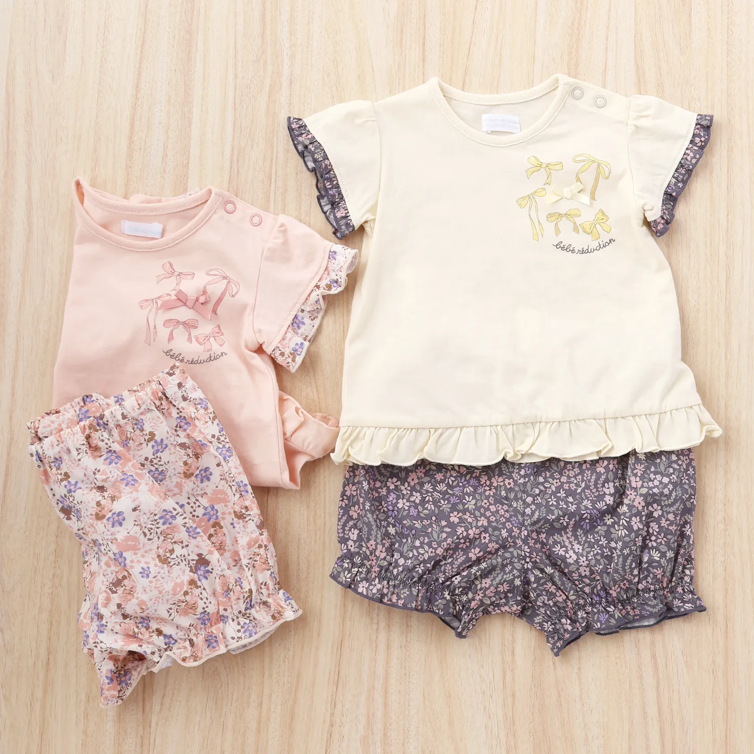 予算3000円～8000円: Tシャツと花柄ブルマパンツのセット