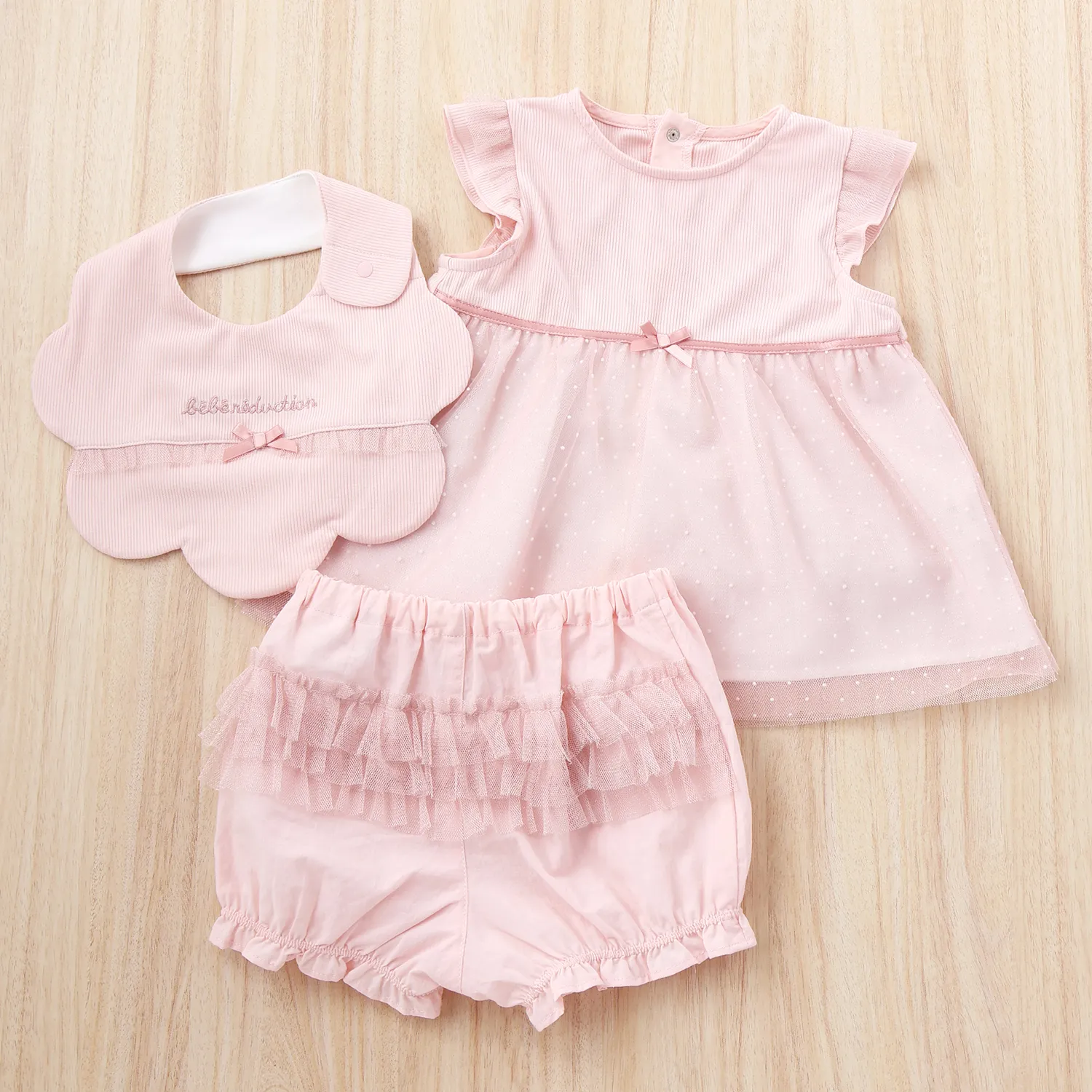 ラメチュールを使ったチュニックとブルマとスタイ