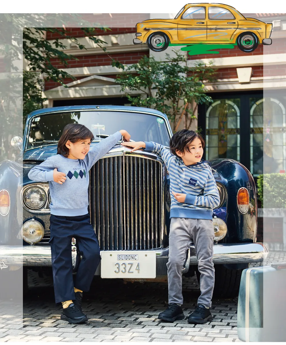 BeBe 2025年10月 BOYSテーマ「のんびりドライブ」イメージ画像