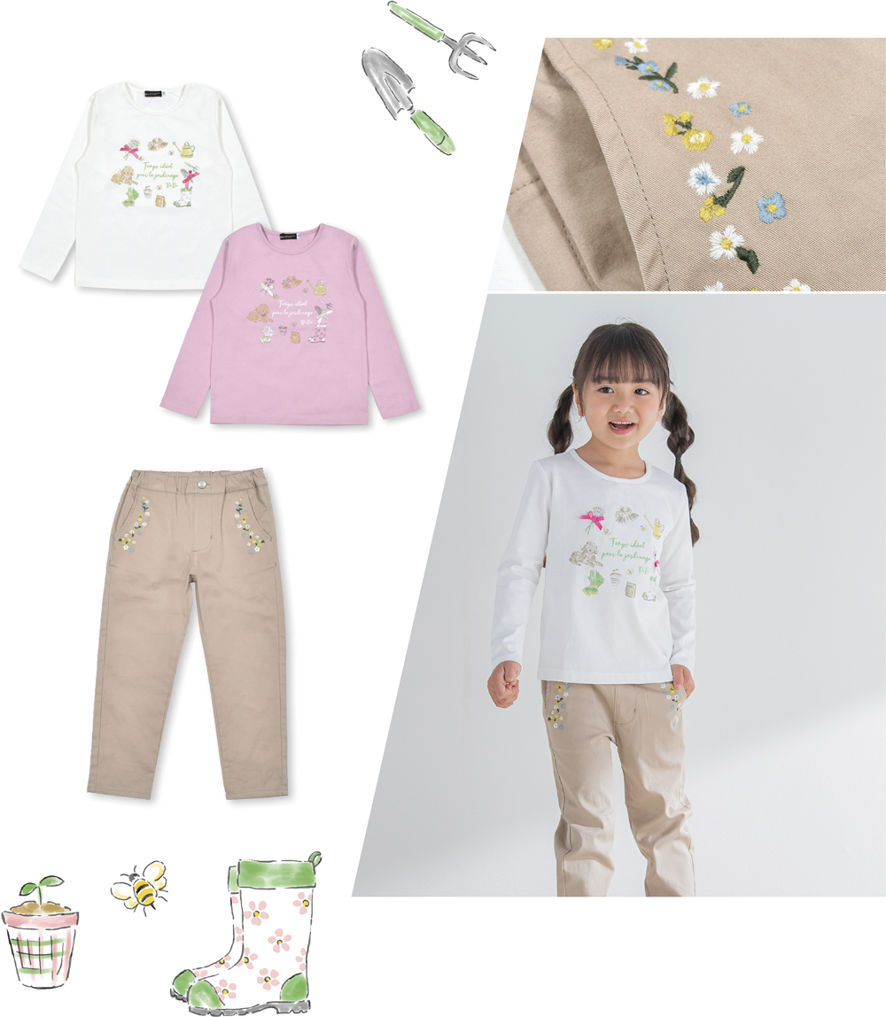 姉妹で一緒にかわいいお花屋さん