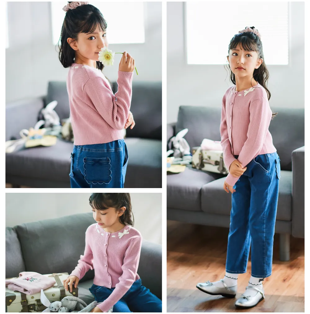 リリアナ着用、BeBe（ベベ）のピンクのフリルワンピースのアイテム詳細