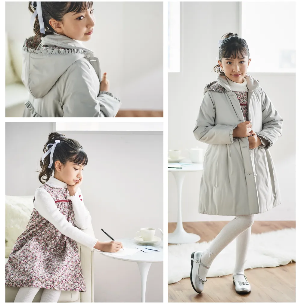 Tartine et Chocolat（タルティーヌ エ ショコラ）2025年秋冬 花柄ワンピースと麦わら帽子のアイテム詳細