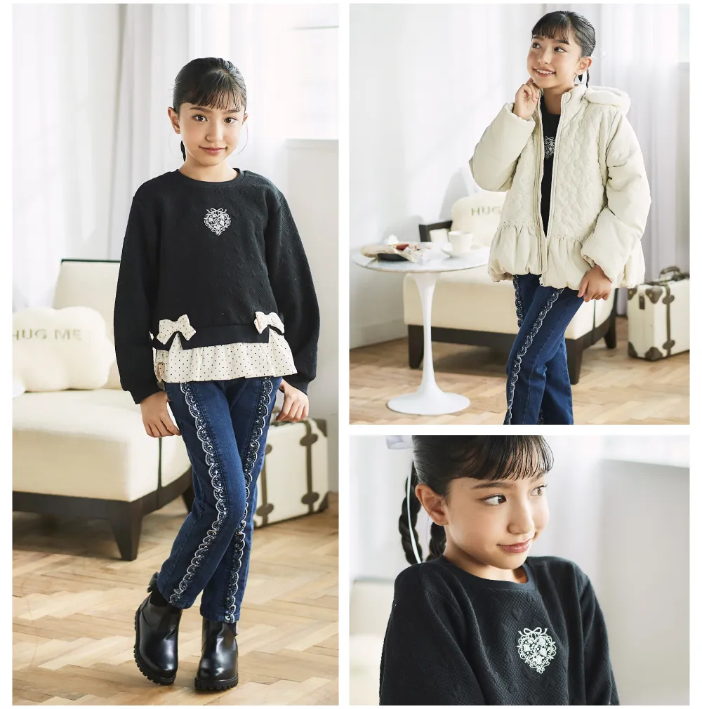 SLAP SLIP（スラップスリップ）2025年秋冬 フリル袖ブラウスとショートパンツのアイテム詳細