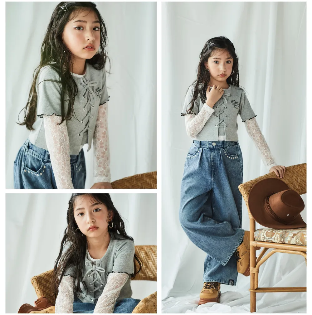 ZIDDY 2026春夏新作 3ピースセットとパンツのアイテム詳細