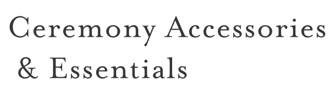 セレモニーを彩るアクセサリー・小物特集：コサージュ、ソックス、シューズなど