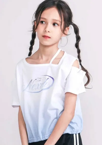 ワンショルグラデTシャツの着用イメージ