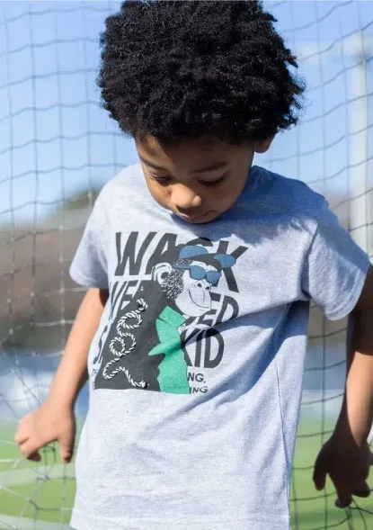 WASKサルTシャツの着用イメージ
