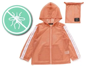 防虫加工 メッシュパーカー