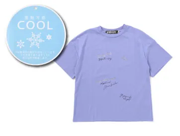 接触冷感 手書き風Tシャツ