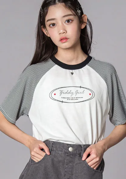 ラグランスリーブTシャツ