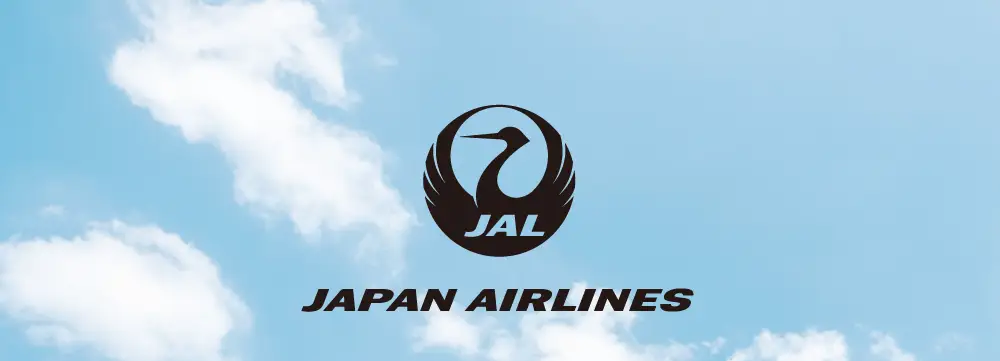 BeBeとJAL（日本航空）のコラボレーションロゴ